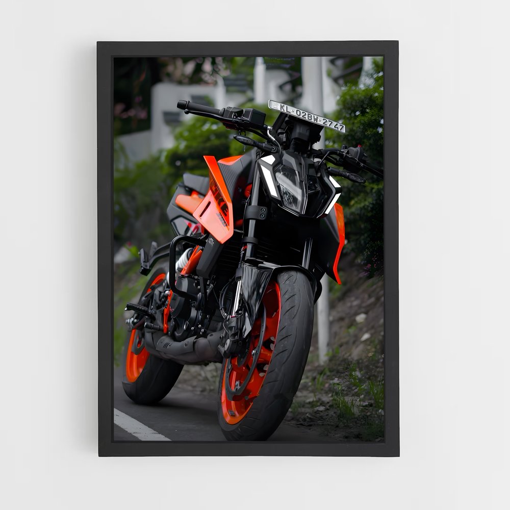 Poster Route 125 Duke – affiche KTM Moto (vue 2)